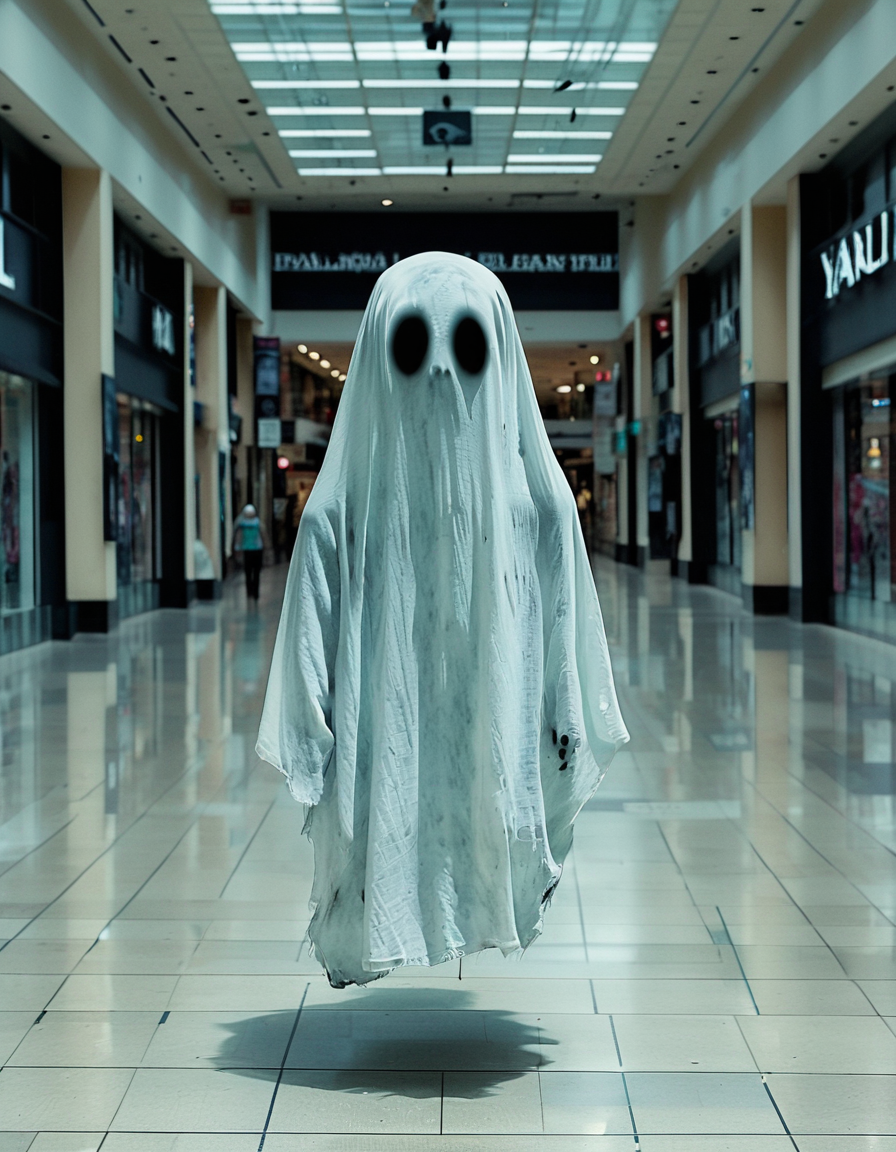 ghostlora, ghost in mall