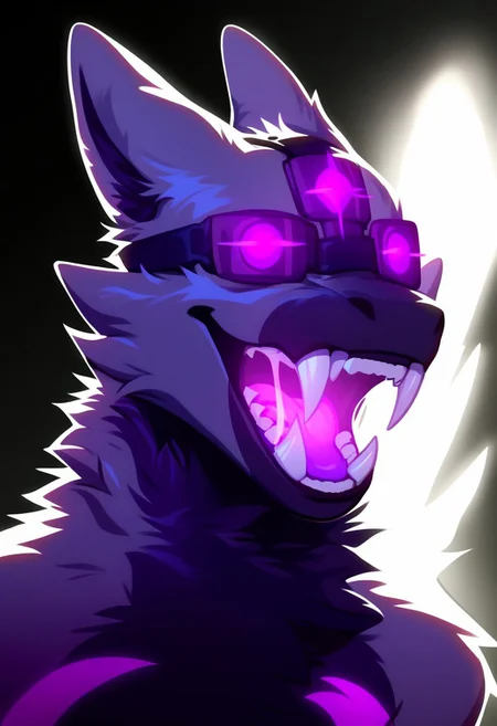 , fur, light effects on fur, lot of detail, score_9, score_8_up, score_7_up, score_6_up, score_5_up, score_4_up zPDXL, solo, 1boy, light effects, (high quality:1), (realistic:1.2), good anatomy, solo, nice angle, (fullbody:1), , n
score_11, beatiful, anthro, male, solo male, cute 1anthro, sfw, safe, rating_safe, 1Boy, smiling, teeth, fangs, mouth open, Furry, solo, anthro, black body, male, glowing eyes
score_9, score_8_up, score_7_up, score_6_up, score_5_up, score_4_up, n1ghtcrawlerk, furry, ears back, fullbody, fluffy body, roaring, purple mouth, grey fur, gray fur, dark lighting, dust particels, great lighting, black background, darkness, glowing eyes, glowing teeth, glowing mouth, purple mouth, purple eyes, purple saliva, aggressive, in-shape, 1boy, male, dark grey fur, dark gray fur,