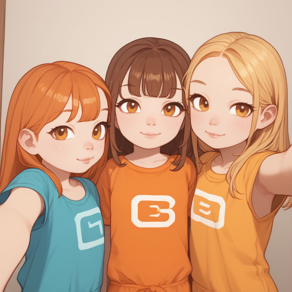 score_9, score_8_up, score_7_up,
3girls, cute face, petite, standing together, selfie shot, stylish clothes, looking at viewer, blonde hair, brown hair, ginger hair,
 <lora:PossumMachine:1> posmach, <lora:age_slider_v4:-2> <lora:Uncensored_PonyXL_cpt_v03:1>