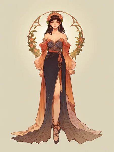 source_anime, score_9, score_8_up, score_7_up, score_6_up, score_5_up, <lora:h4nn4hXLP:1> h4nn4h, 1girl, full body, hair flower, solo, long hair