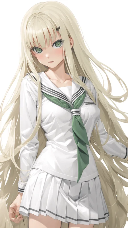 1girl, green eyes, frilled, ((red serafuku)),
<lora:Kannagi Yuuri-000015:0.6>