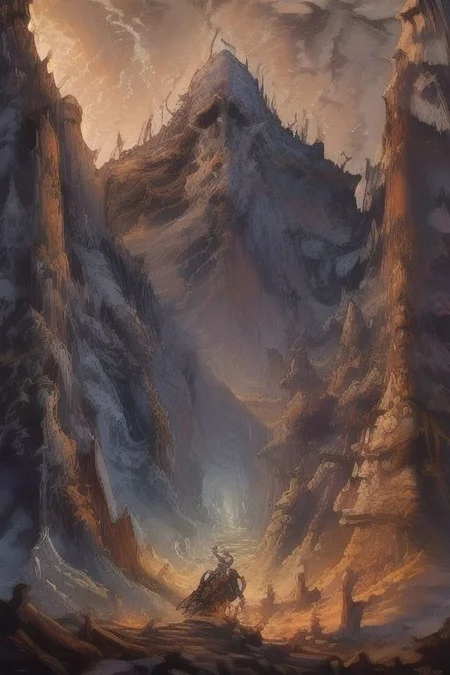 ((Masterpiece)), hall of the mountain king, throne room, the dead dwarf king, trending on artstation, perfect composition, rule of thirds, golden ratio, cinematic lighting,