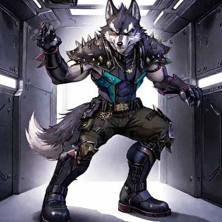 Wolf O' Donnel Super Smash Bro Brawl