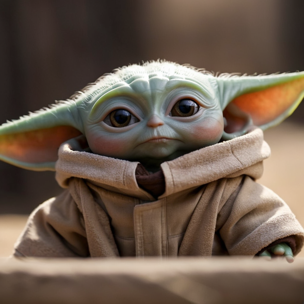 cinematic film still of  <lora:Grogu:1>
Grogu a baby yoda is staring at the camera in star wars universe, shallow depth of field, vignette, highly detailed, high budget, bokeh, cinemascope, moody, epic, gorgeous, film grain, grainy
