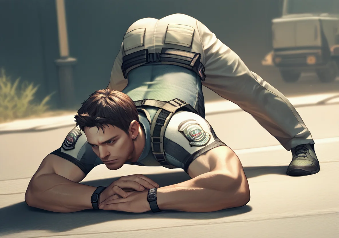 score_9, score_8_up, score_7_up, score_6_up, score_5_up, score_4_up, source_anime, realistic, photoshop \(medium\), <lora:RE5_ChrisSolo_t1-000005-128:1.0> 1boy, Chris Redfield, jack-o-pose, solo, pants
, outdoors, africa