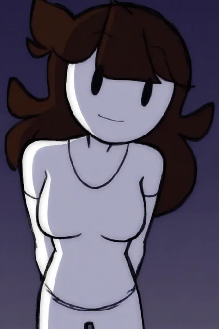 feminine, masterpiece, best quality, newest, absurdres, jaiden_a, 1girl, cartoon, brown hair, white skin, black eyes, medium breasts, leaning forward, seductive, alluring, arms behind back, looking at viewer,
BREAK
dark background, dynamic background, <lora:Jaiden_A_IL:1>
