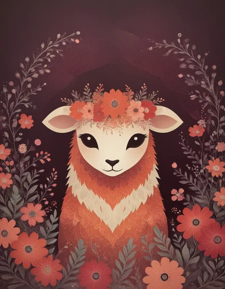 novuschroma style tiger sheep with flowers <lora:135_novuschroma_1:1>, <lora:sdxl_lightning_8step_lora:1>