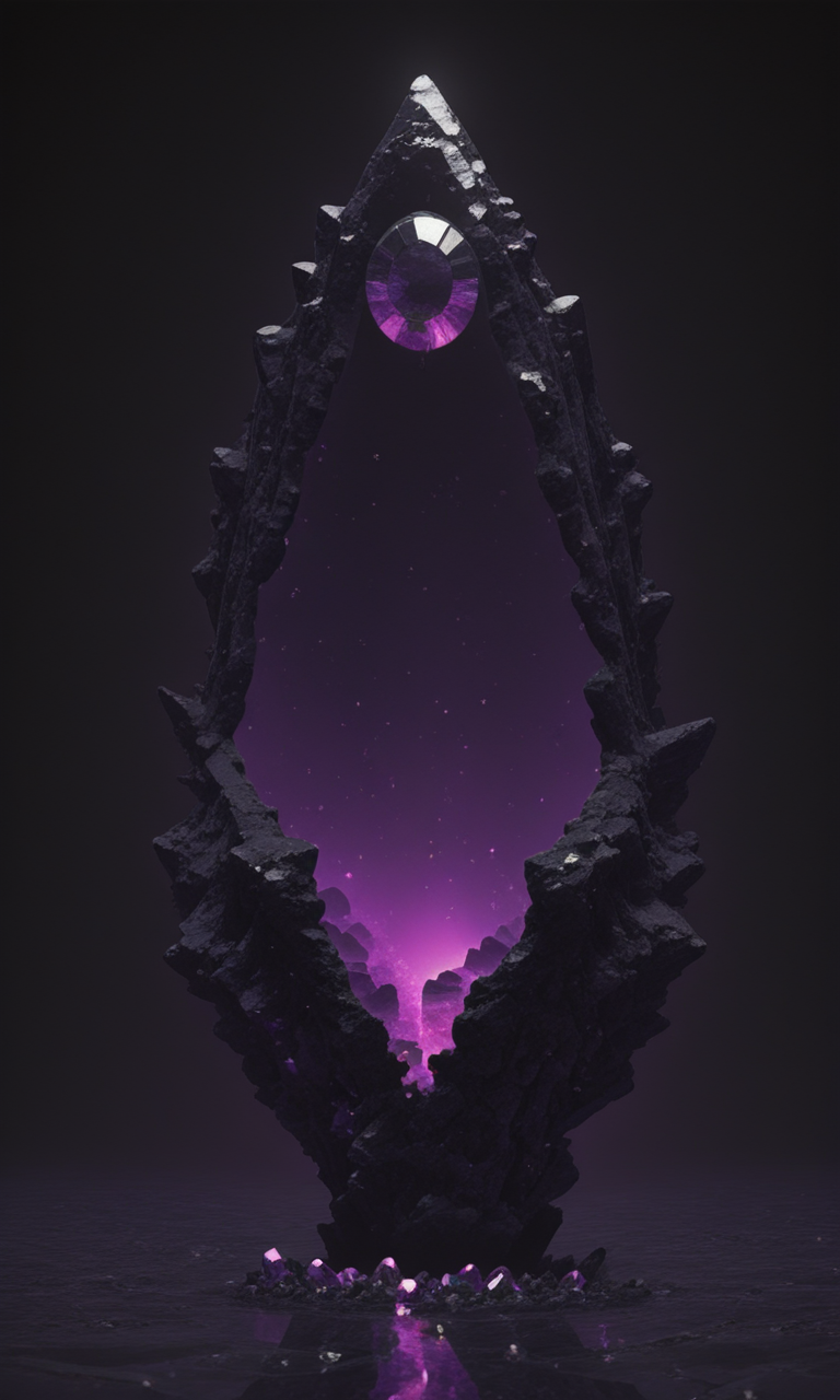 faceted amethyst gemstone with a deep purple hue reflecting light beautifully. The gem is set against a dark background highlighting its intricate facets and rich color., <lora:- iLL -PdJ_highres_counterweight_V1.0-step00004500:.8>,  <lora:dark-moody-ill:0.8>  <lora:- iLL - the_edgy_mech_V2.0-step000013500:0.4>   <lora:Illustrious:0.4> <lora:- iLL - depth_offset_combined_V1.0-step00002000:.8>