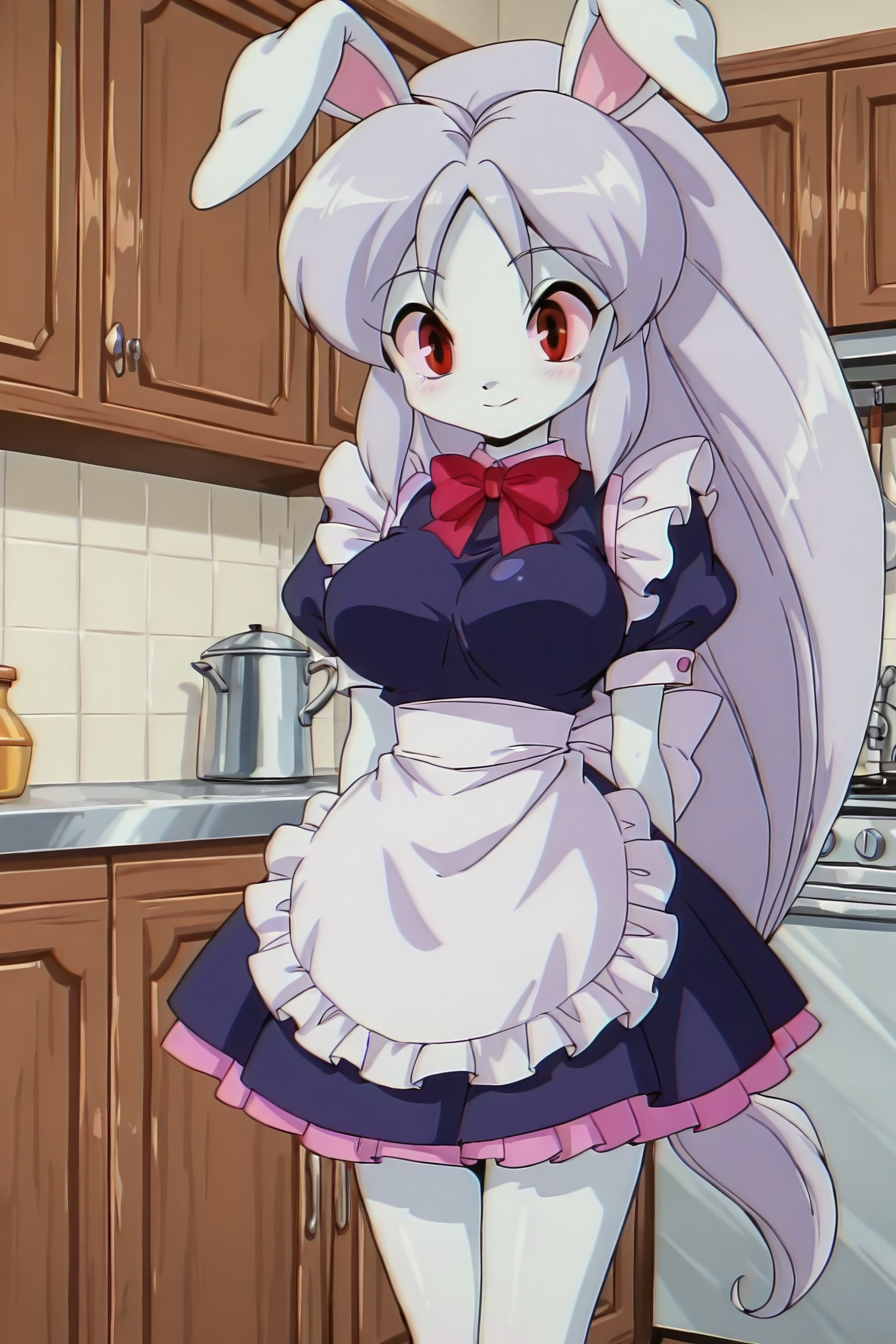 detailed background, shiny skin, posing,
<lora:etoran.il:0.8>,
etoran,
kurimu, 
large breasts, 
maid, 
kitchen,