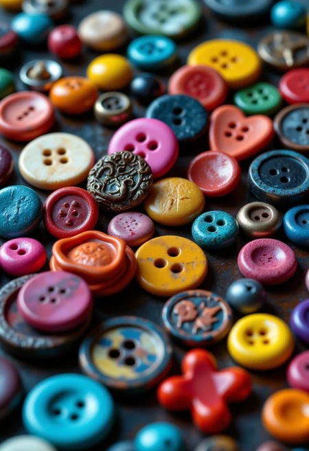 a close up of a box of buttons with a rainbow of colors, as if everyone present is waiting for something to happen. this underground setting, finds themselves in a vibrant and dynamic environment filled with different colors and hues. as they move forward, inspired by karol bak, and metallic accents, the image portrays a mysterious and intense man, superb detail 8 k masterpiece, realistic colorful photography, 8 k ultra realistic, superb detail 8 k, highly detailed water colour 8 k, highly detailed water colour 8k, nature photography 4k, highly detailed 8k photography, 8 k highly detailed art, very detailed subject
aidmamj6.1, aidmafluxpro1.1