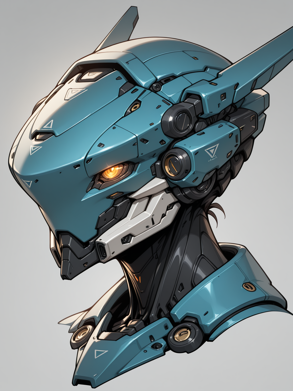 masterpiece,best quality,amazing quality,very aesthetic,absurdres,newest,
BREAK,
, science fiction, , portrait, 
solo, ,1girl, , , headgear, 
 <lora:Anachrotech_Mecha_bits_Illustrious:1> an4chr0t3ch,