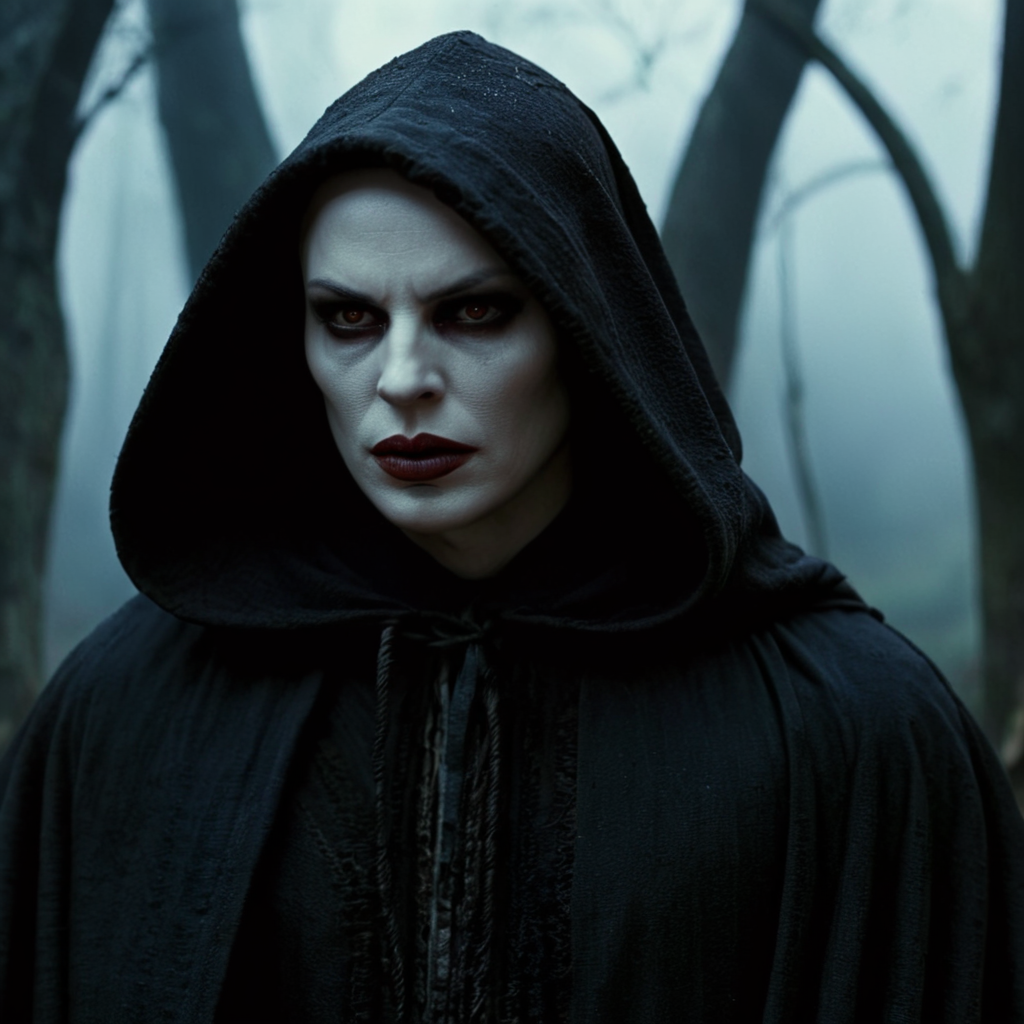 Horror-themed, cinematic film still of  <lora:add-detail-xl:0.1>1
<lora:detailed:0.2>
<lora:perfection style:0.2>
<lora:eyetune:0.5>
 <lora:xl_more_art-full_v1:0.3>
 <lora:Ron Fricke style:0.3>
 <lora:The Passion of the Christ style:0.9>
 <lora:TeethXL:1>
In the 1st century ancient history, an epic dramatic cinematic photo of a devil in a black cloak,bald,solo,looking at viewer,black hair,hood,lips,cloak,realistic ,horror movie themed, sharp, detailed, epic photography, artistic, dramatic light, cinematic style, film style, , Eerie, unsettling, dark, spooky, suspenseful, grim, highly detailed