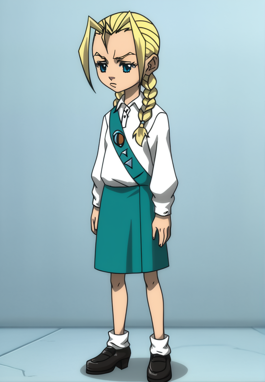 Cindy McP, blonde hair, full body, skirt,<lora:Cindy_McPhearson:1>