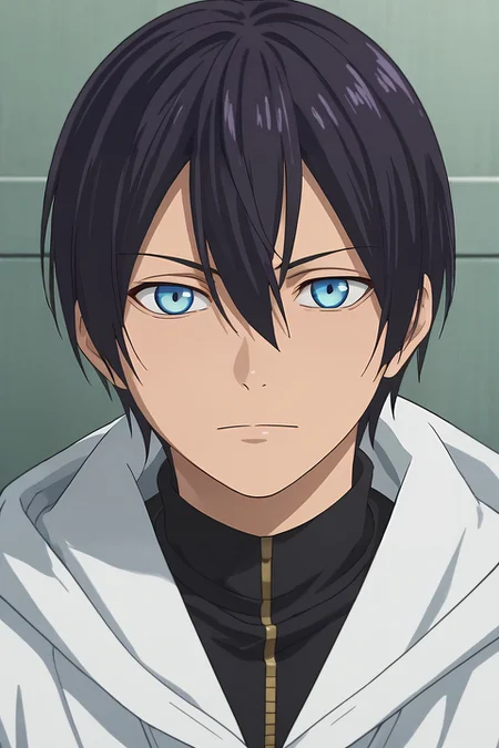 score_9, score_8_up, score_7_up, source_anime, rating_safe, intricate details, anime screencap, , , looking at viewer, , 1boy, solo, male focus, <lora:yato_noragami_pony:0.76>, yato_noragami, black hair, blue eyes, short hair, hair between eyes, , , , beanie, <lora:sdxl_lightning_8step_lora:1>