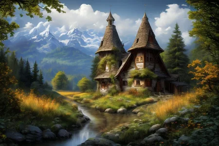 realistic analog photo, award winning photo,
fantfa, background, mountain, stream, trees, foreground, field, house, farm, witow, a wizard watch tower,
high-quality, crisp, sharp, professional-grade, high-resolution, fine detail, accurate colors, low noise, fast shutter speed, wide dynamic range, precise focus, RAW, highres, 8k, uhd, High Dynamic Range, tonemapping, crisp details,