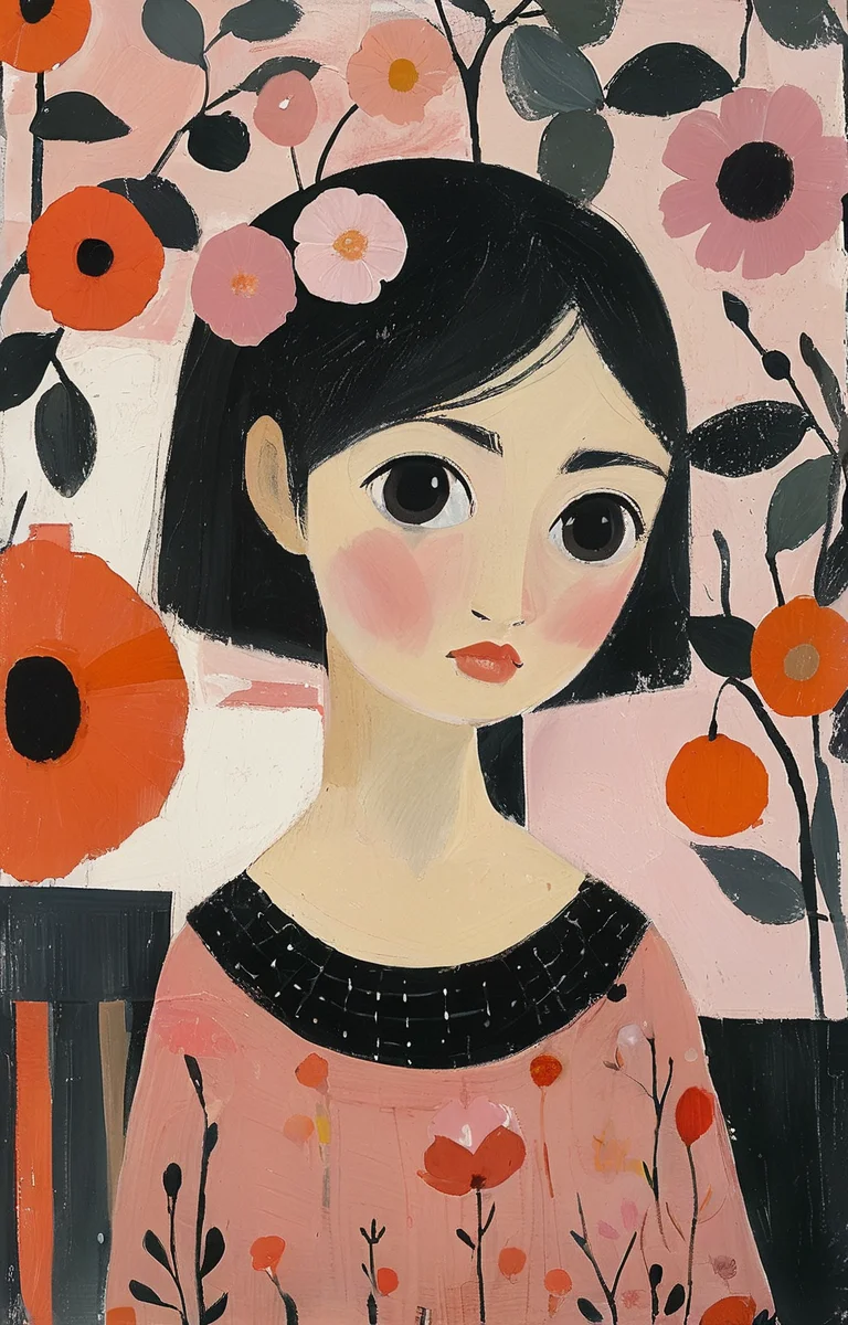 masterpiece,best quality,<lora:tbh198-sdxl:0.9>,illustration,style of Mary Fedden portrait of idolmaster cinderella girls,