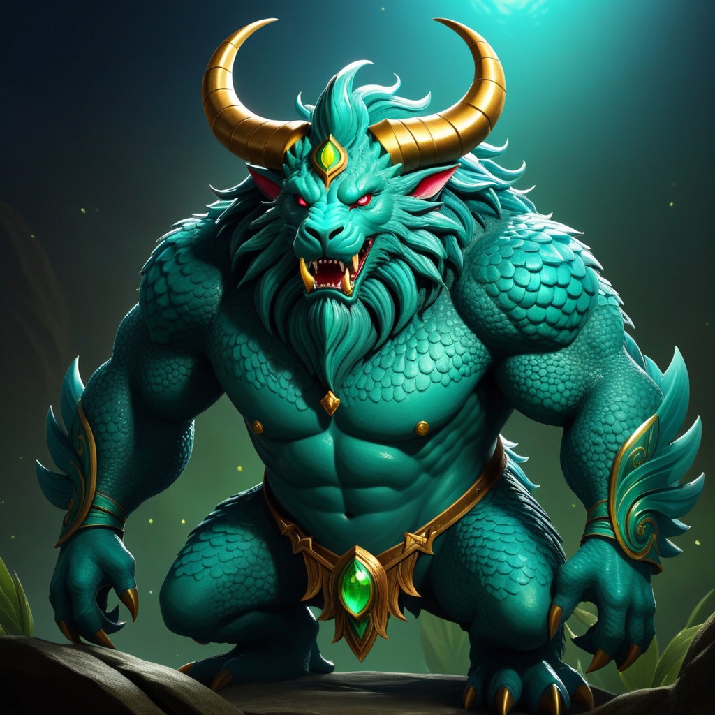 mythological-themed (weird creatures:1.5). religious monsters, mythological life, highly detailed,