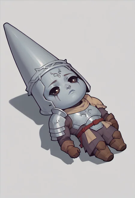 score_9, score_8_up, score_7_up, score_6_up BREAK QiqiFallen, lying, on back, chibi, penitent one,faceless,helmet, armor, shoulder armor, brown gloves,boots <lora:QiqiFallen_XLPD:1.2> <lora:sppenitentOneXLPony:0.8>