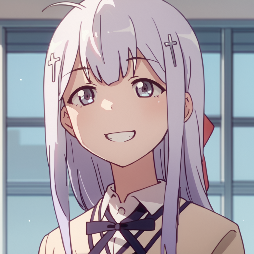 score_9, score_8_up, score_7_up, score_6_up, score_5_up, score_4_up, source_anime,  Raphiel_DO, school uniform, smile, portrait,