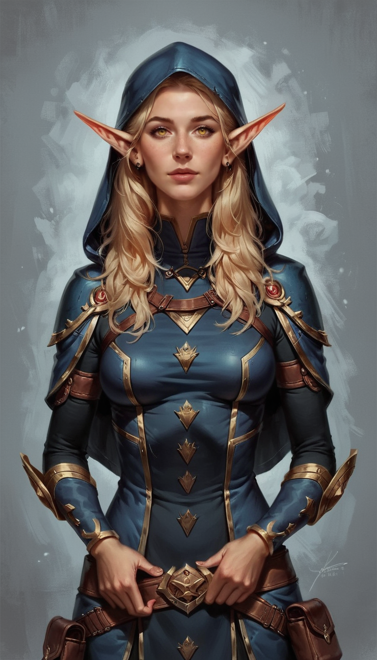 (score_9, score_8_up:1.1), score_7_up, rating_safe, 1girl, a gorgeous high elf mage, altmer, (yellow skin), (golden skin), tall and feminine, magical elf very large yellow eyes, long yellow golden hair, supermodel look with pronounced sharp cheekbones and narrow sharp long chin. (Wearing a fantasy mage sorceress robes with a hood), (wizard robes), (battlemage outfit). Dynamic and playful pose, <lora:EdobESO_XL_v1.0:0.95>, high elf, skyrim altmer,  <lora:1dkXLP:0.25>, <lora:Concept Art Eclipse Style LoRA_Pony XL v6:0.6> concept art, realistic,  <lora:add-detail-xl:0.3> <lora:RELSM_v1:0.4>,  <lora:SDXLHighDetail_v5:0.3> Painstaking Attention To Details,  <lora:Model_2:0.25> Beuty