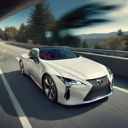 realistic photo of a man driving a a lexuslc car <lora:LexusLC_SDXL_v1:1>