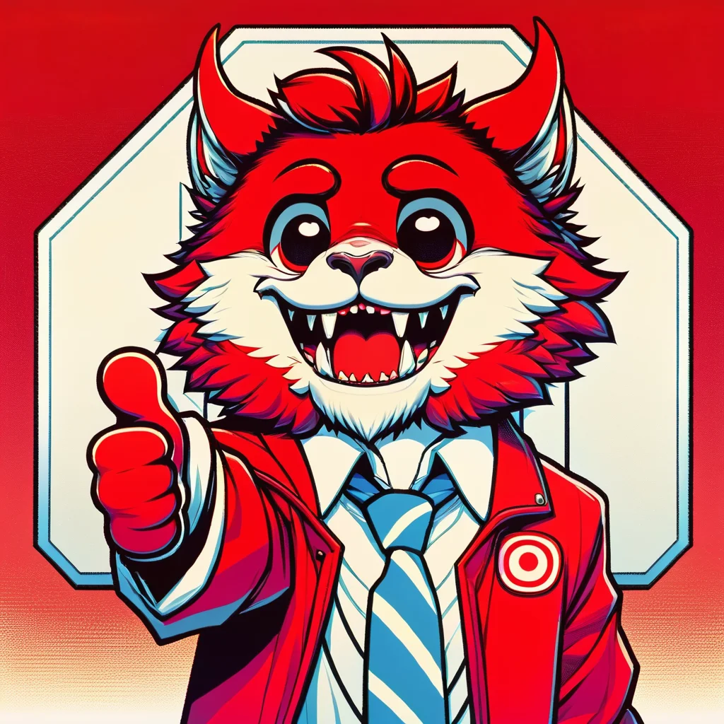 DonMSt0pS1gnXL red, beast, thumbs up <lora:DonMSt0pS1gnXL-000006:1>