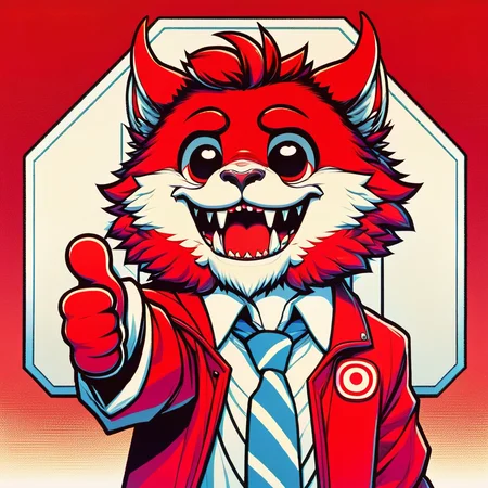 DonMSt0pS1gnXL red, beast, thumbs up <lora:DonMSt0pS1gnXL-000006:1>