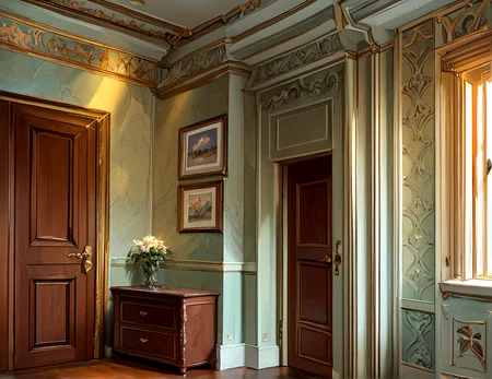 score_9, score_8_up, score_7_up,
<lora:Art_Deco_Interior_(Architecture)_(Pony)_(AD):1> art deco, interior, architecture, interior design, marble, limestone, intricately designed (windows, doors, metals doors, ceiling, lamp, metal wall panels, wood wall panels, ceiling panels, ),
8K, In'ei, chiaroscuro, rim lighting, perfect depth of field shot, beautiful, subsurface scattering, idealized city, wide beautiful boulevards, busy city center, parks and manicured lawn areas, large parks, plazas, detailed fluffy anime clouds, skyscrapers, made out of limestone, art deco windows, photographic realism, soft lighting, soft shading, art by Thomas Kinkade,
BREAK zPDXL, zPDXLxxx, <lora:wowifierXL:0.2> art by mooncryptowow <lora:sdxl_lightning_8step_lora:0.4> <lora:detailed_notrigger:0.5>