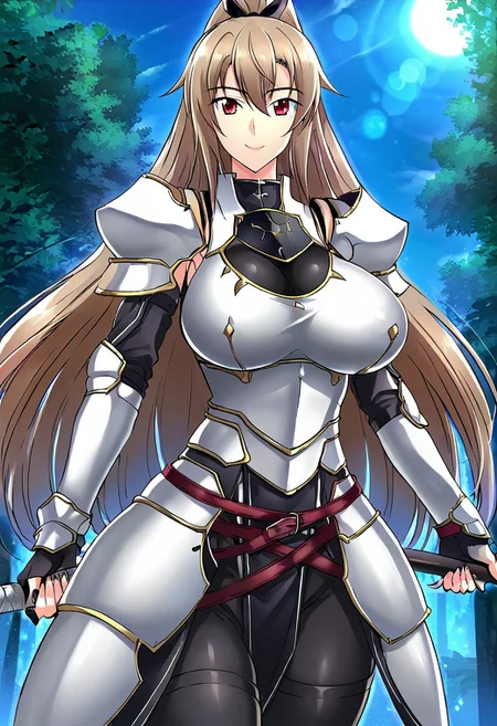 EasyNegativeV2, FastNegativeV2, haganef, overfit style, large breasts, 1girl, solo, thicc big breasts, sexy body , big butt, big breasts, shaggy big breasts, young, big chest, <PUT OVERFIT STYLE IN NEGATIVE PROMPT>, anime, smile,
Eydis, red eyes, light brown hair, long hair, ponytail, battle uniform, knight armor,
,big breasts, shaggy big breasts, young, mature