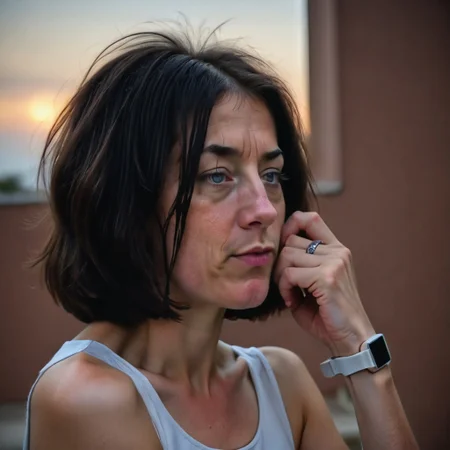 Realistic, <LoRa: smart watch: 0.9>, Random nsfw scene, slender Irish woman, 25years, black hair, bob hairstyle, realistic, (wearing a white smart watch), vivid blue eyes,Lora, Stable_Yogis_PDXL_Positives, Stable_Yogis_PDXL_Negatives, Smart_watch,