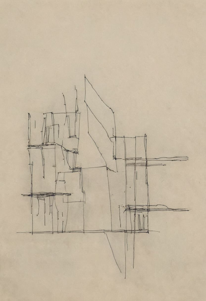 a professional hand sketch of architecture,
(POV view , DOF, first people view from the entrance, low angle shot:1.4),
(Ancient civilization, Alien Prometheus movie scene, dune movie scene:1.5), (The colonial city of the future, in the mist-filled Grand Canyon, on an unknown Earth-like planet, 2 moon on sky, Spaceship flight connects colonies, waterfulls:1.3), (Machu Picchu, a mountain settlement, incredibly spectacular:1.2), (Mario Botta:1.3), (avant-garde, future, reality, science fiction, photorealistic), (modern architecture:1.2), White limestone with black granite, fountain, waterfall, landmark, square, path, narrow street,
(Large Files, Ultra Realistic, 8K, 16k, FHD, HD, VFX, Perfect, Photography, composition, Architecture Sales Photography, Architecture Competition, Ultra High Resolution, Cinematography, High Resolution Image:1.1), (dramatic lighting, direct sunlight, ray tracing, clear shadow:1.2),  (real landscape:1.1), (blurred background:1.0), (urban background, more_details) ,
great lighting, extremely detailed, hillscastel, Neo Classic, Architecture sketch