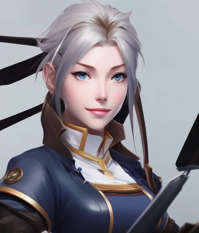 CharHelper, anime style digital painting, (close-up) female character portrait, artwork by Shigeru Miyamoto, Loish and Wlop