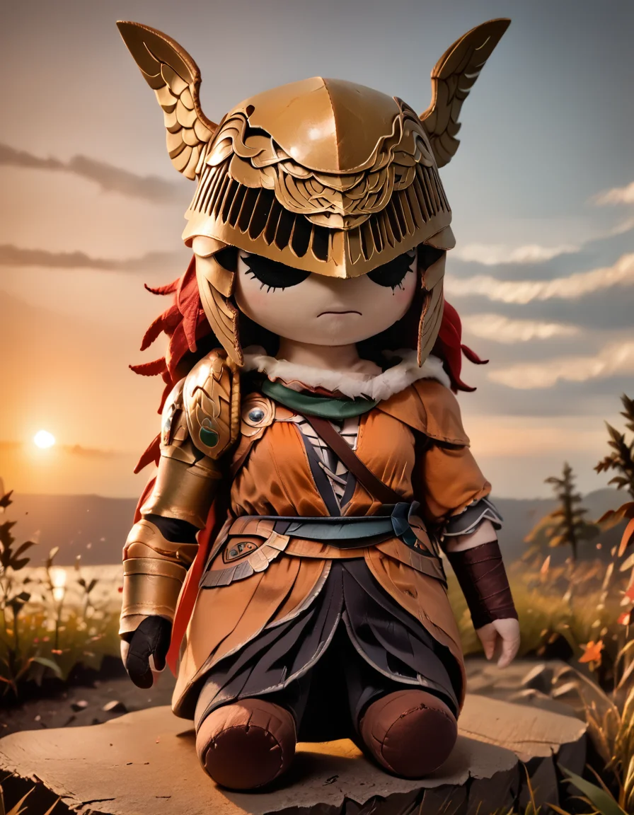 score_9, score_8_up, score_7_up,
1girl wearing mal3nia armor, solo,helmet,
sad, head bent,
scenery,gradient sky,battlefield, sunset,
<lora:malenia_armor:0.9>
<lora:woafu_plushify_pony:0.8> ((plushify, character stuffed toy, chibi))