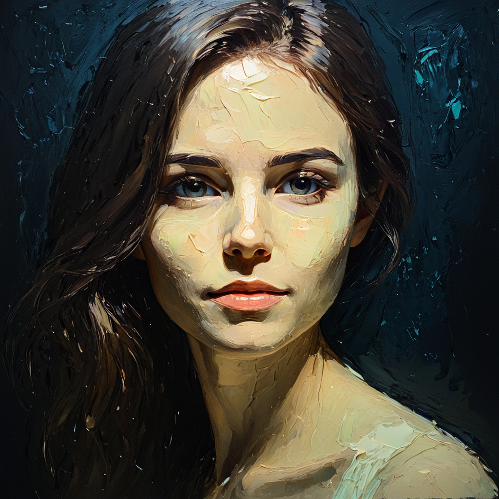 <lora:Luminescent_impastoSDXL:1> Luminescent Impasto, Portrait