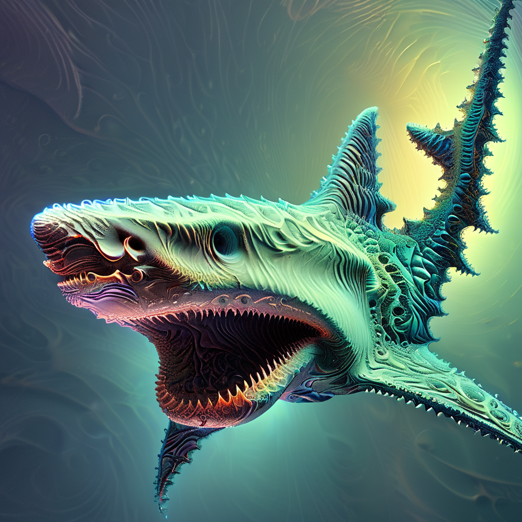 fractalex shark<lora:fractalex:1>