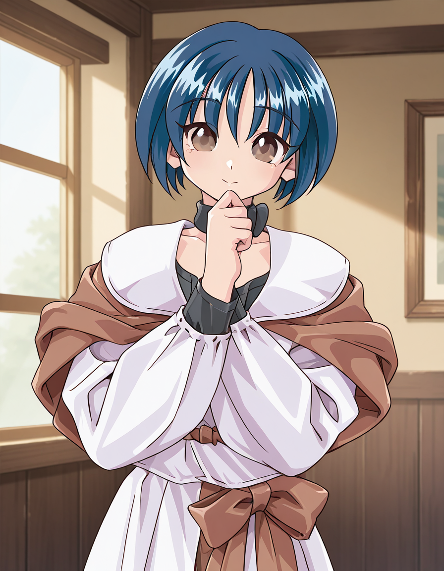 score_9, score_8_up, score_7_up, anime BREAK official art, solo, 1girl, one girl, 
<lora:Claire_Coleraine:1>, Claire Coleraine, blue hair, brown eyes,
(masterpiece:1.3), best quality, high resolution, unity 8k wallpaper, extremely detailed CG, 8K,