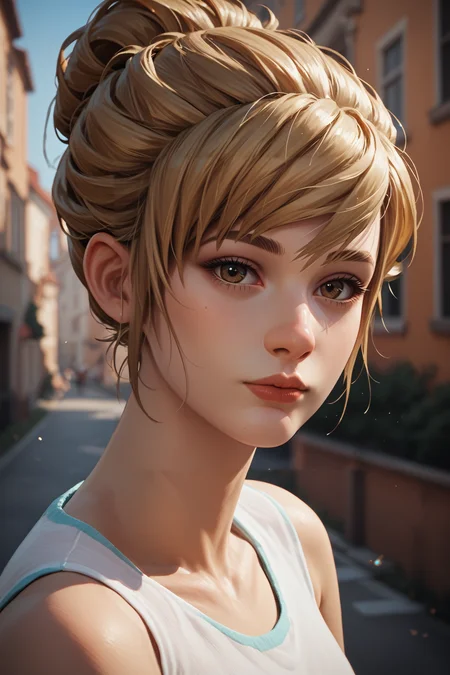 score_9, score_8_up, score_7_up, score_6_up
<lora:LISKate:0.8>
LISKate, 1girl, blonde hair, hazel eyes, hair updo, looking at viewer, portrait