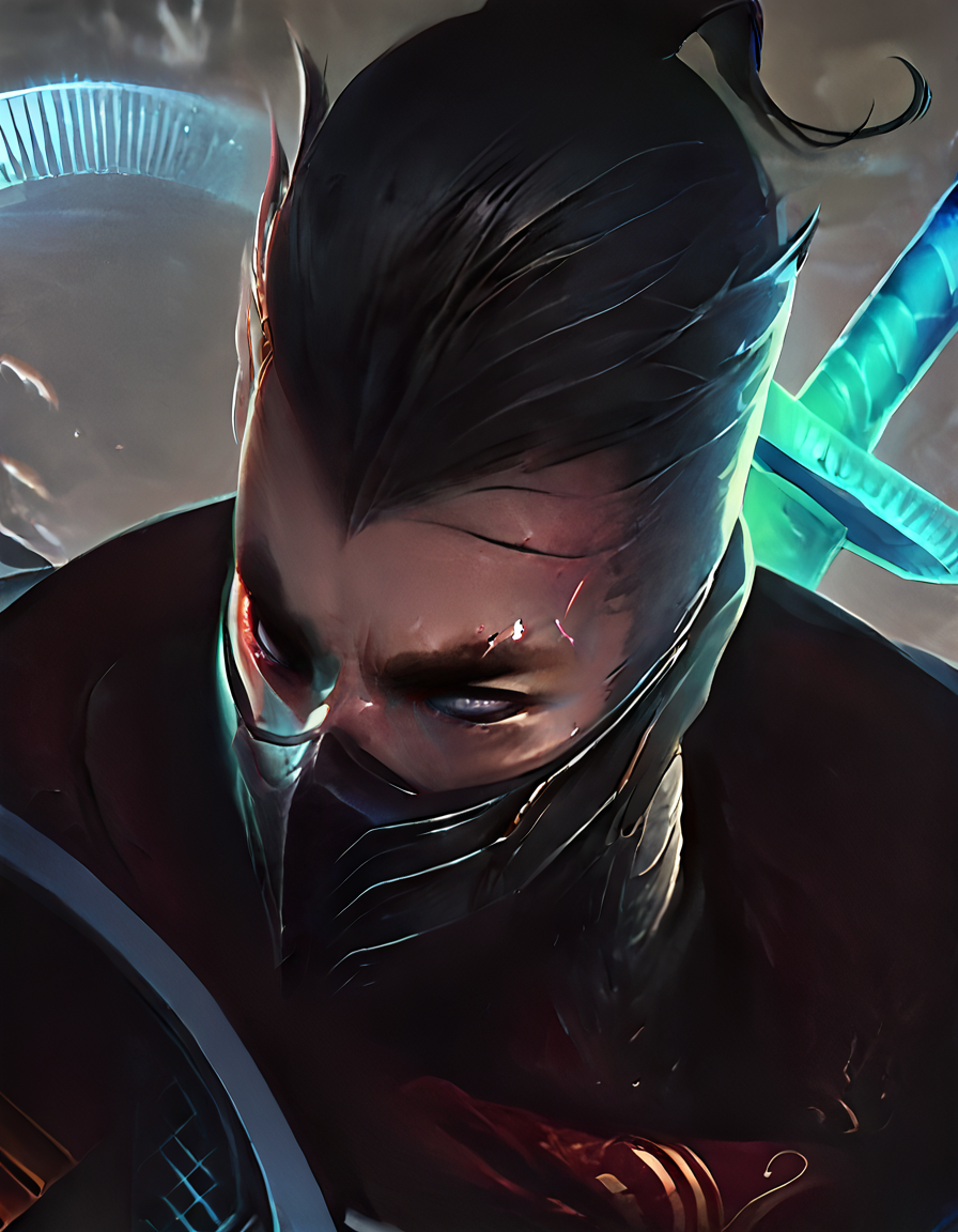 score_9, score_8_up, score_7_up, score_6_up, score_5_up, score_4_up, source_anime,  Shen, solo, looking at viewer, short hair, blue eyes, black hair, gloves, 1boy, green eyes, upper body, weapon, white hair, grey hair, male focus, sword, artist name, signature, armor, grey eyes, mask, glowing, scar, katana, portrait, close-up, smoke, realistic, mouth mask, scar across eye, covered mouth, hair slicked back
