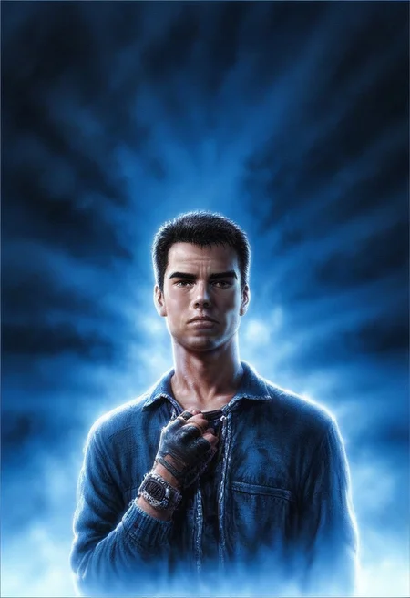 realistic, dark theme, low light, 1boy, solo.
fit body, SFMale, Male hero
