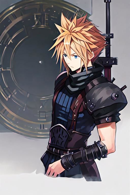 cloud strife, shinra_infantry_uniform