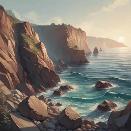 score_9, score_8_up, score_7_up, score_6_up, score_5_up, score_4_up, zPDXL2,source_anime,rating_questionable, <lora:Coast:0.8> co4st, outdoors, ocean, rock