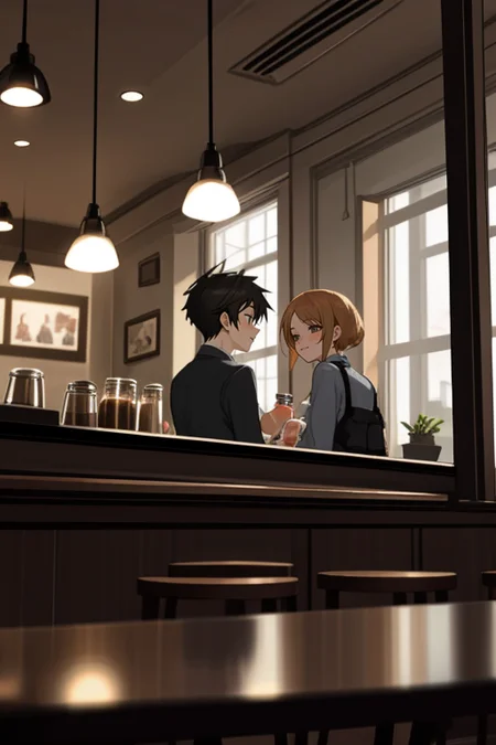 1girl and 1boy, cafe
<lora:LCM_LoRA_Weights_SD15:1>
 <lora:add\ImageEnhanceL:.5>