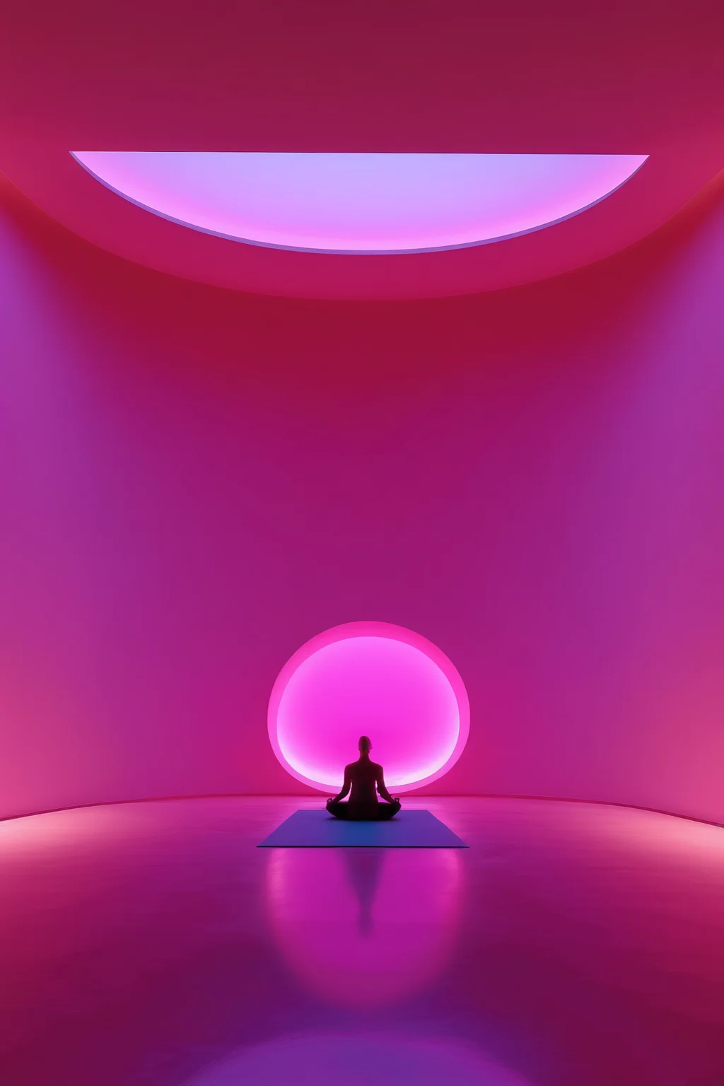 <lora:James Turrell Style:1>James Turrell Style - an representation of yoga and wellness design