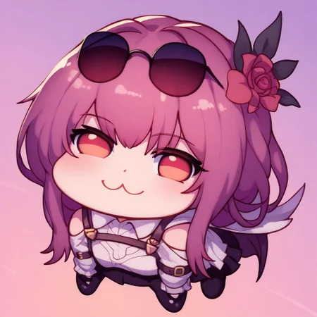 score_9, score_8_up, score_7_up, Expressiveh, aesthetic, dramatic angle, unique perspective, unique angle,
doro, creature,
patKafka, sunglasses on head, no humans, solid circle eyes,
chibi,
,,,,,,,,,,,,,,,,,,,,,,,
extremely smug, smile,