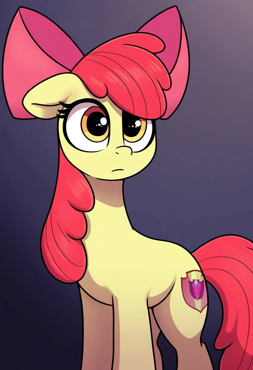 masterpiece, best quality, 32k, high resolution, absurdres, apple bloom, apple bloom's bow
