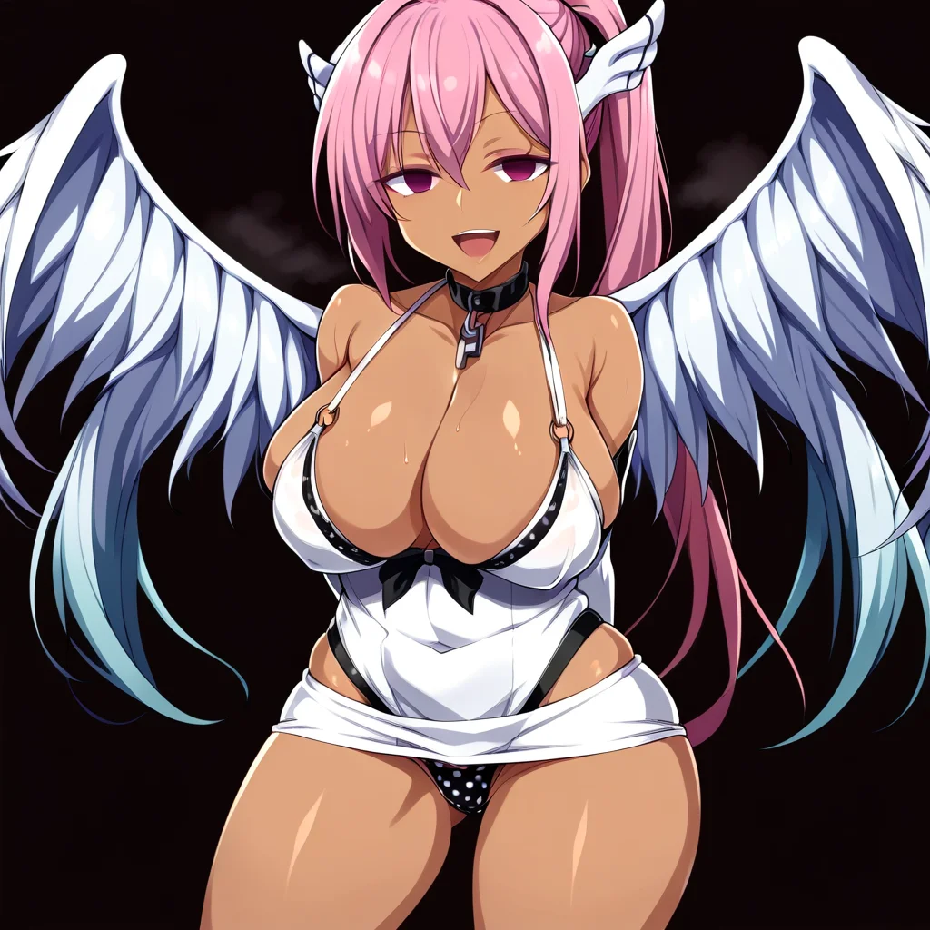 empty eyes, white apron, ^_^, purple hair, boots, yellow bra, high ponytail, white sweater, light brown hair, skirt, polka dot, sheet grab, after sex, double v, aqua eyes, wings, imminent vaginal, pink eyes, tan, hairband, white socks, ass, green eyes, purple skirt, bare arms, white bikini, off shoulder, angel wings, bouncing breasts, arms behind back, st. louis (luxurious wheels) (azur lane), abs, knees up, pelvic curtain, red one-piece swimsuit, choker, white skirt, pink hair, black bra, serafuku, cum in mouth, sleeveless dress, dark-skinned female, erection, side-tie bikini bottom, gem, cheerleader, black leotard, see-through, chain