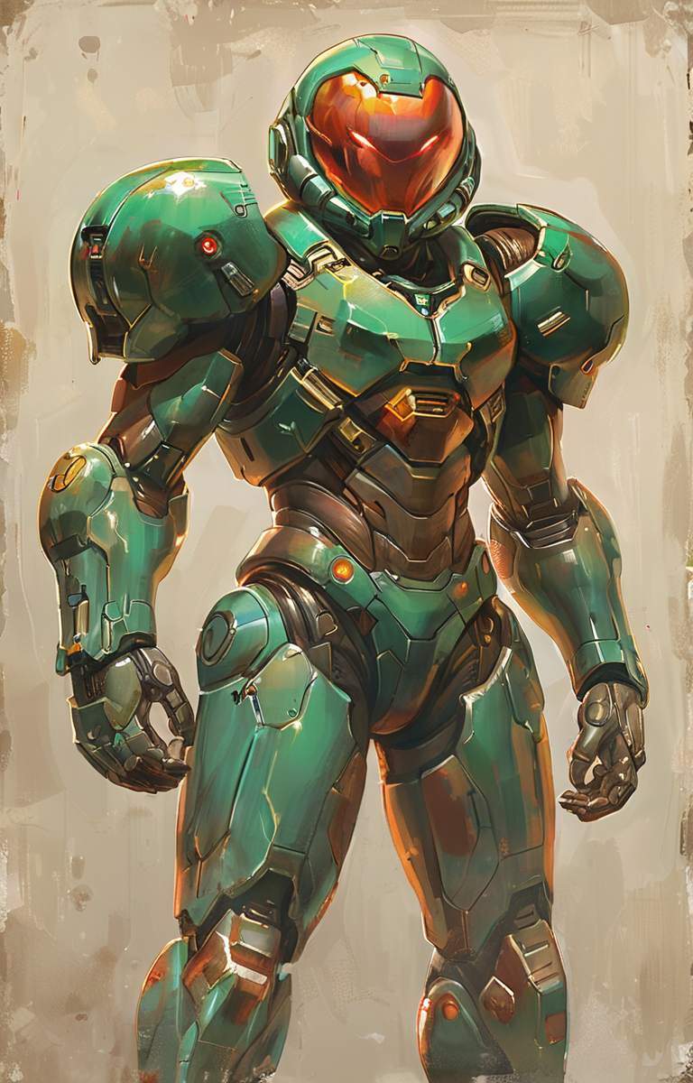 masterpiece,high quality,style of Metroid,<lora:tbh387-sdxl:0.75>, portrait of noble man