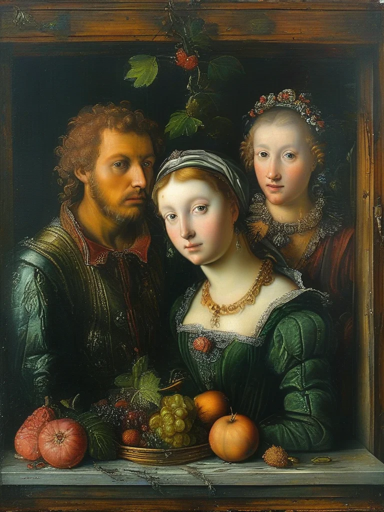 masterpiece,best quality,oil painting ,still life,<lora:tbh107-sdxl-dim64:1>,style of Albrecht Altdorfer