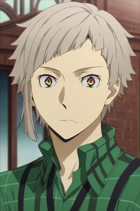 score_9, score_8_up, score_7_up, source_anime, anime screencap, , official style, , , depth of field, 1boy, solo, male focus, <lora:atsushi_nakajima_pony:1>, atsushi_nakajima, , flannel shirt,, steampunk, , <lora:sdxl_lightning_8step_lora:1>