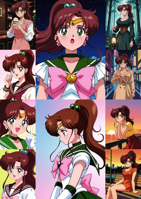 Makoto Kino (Sailor Jupiter) Retro - [Character] - IllustriousXL